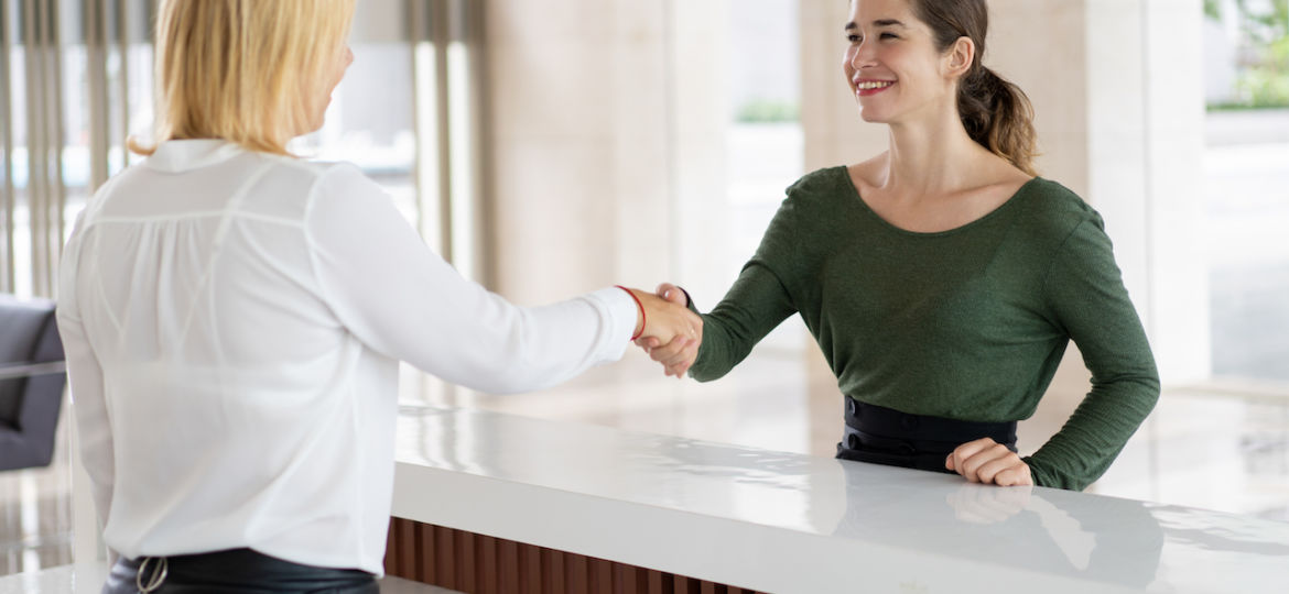 office receptionist, hospitality, deskless workforce management